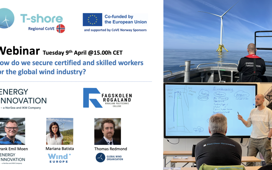 WEBINAR – How to secure (enough) skilled and well trained workers for the wind industry?